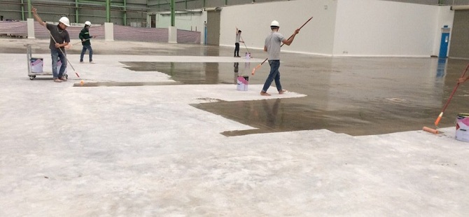 Thi công sơn lót EP1183. Thi công sơn lót EP1183.