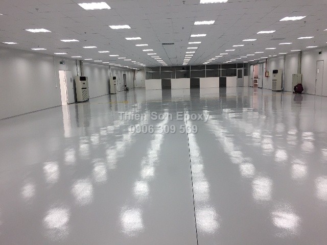 Ứng dụng sơn epoxy hệ lăn cho nhà xưởng. Ứng dụng sơn epoxy hệ lăn cho nhà xưởng.