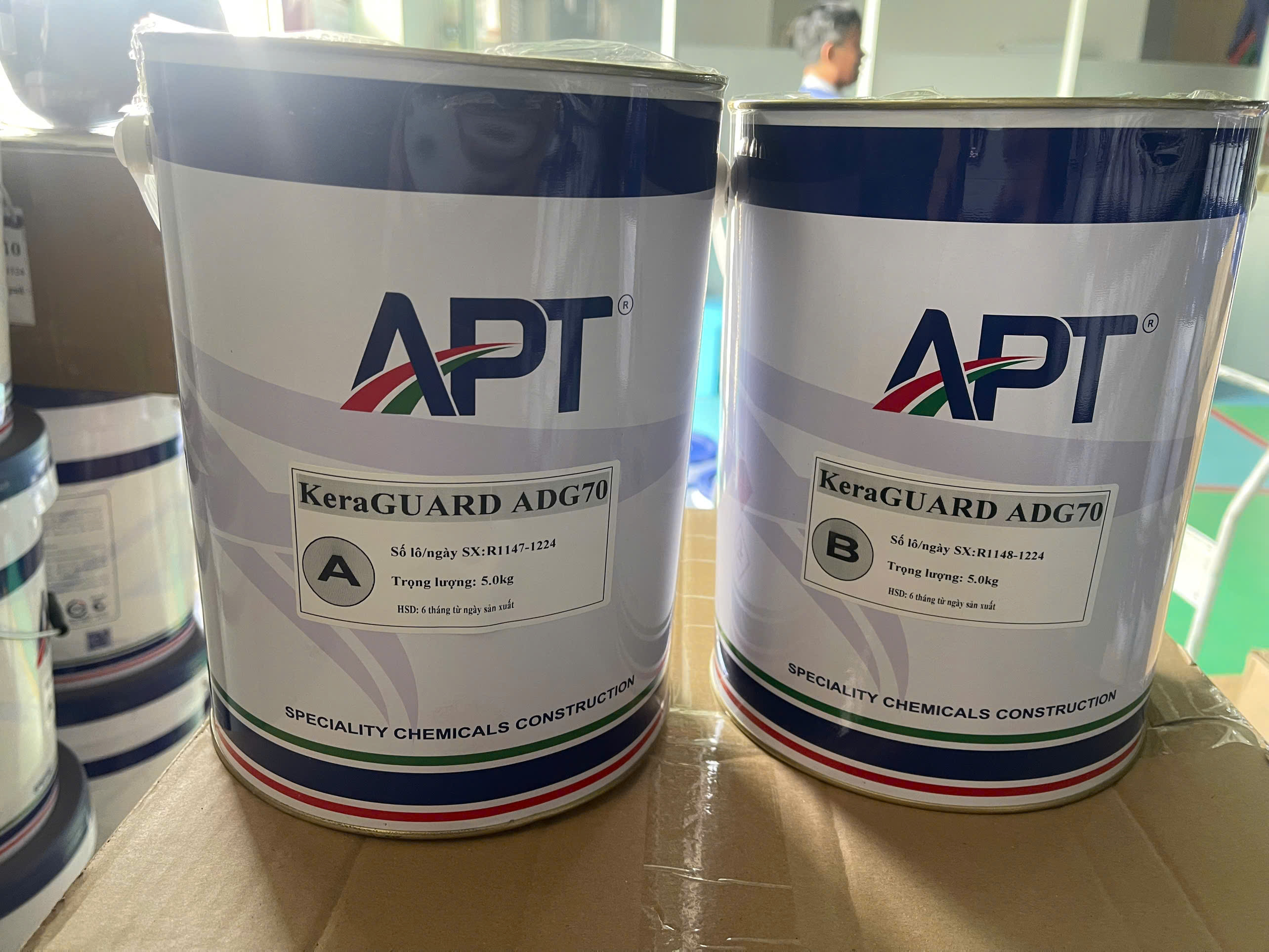 Sơn epoxy kháng hoá chất Keraguard ADG70. Sơn epoxy kháng hoá chất Keraguard ADG70.