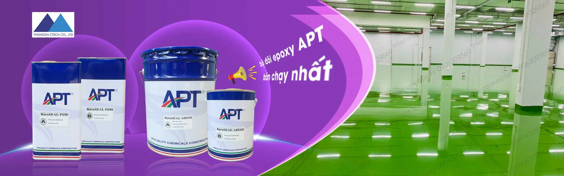 Sản phẩm sơn epoxy APT bán chạy nhất