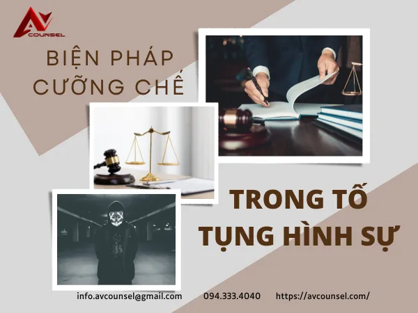 BIỆN PHÁP CƯỠNG CHẾ TRONG TỐ TỤNG HÌNH SỰ