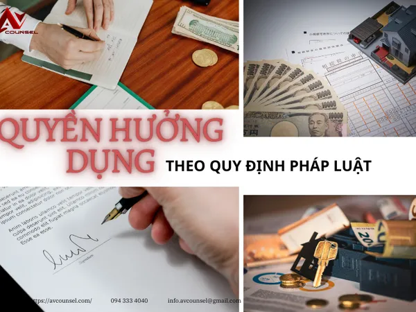 QUYỀN HƯỞNG DỤNG THEO QUY ĐỊNH PHÁP LUẬT