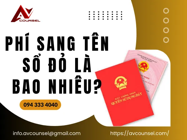 PHÍ SANG TÊN SỔ ĐỎ LÀ BAO NHIÊU?