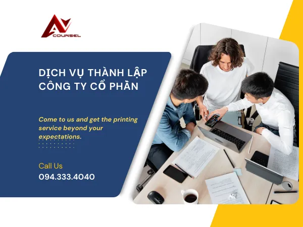 DỊCH VỤ THÀNH LẬP CÔNG TY CỔ PHẦN