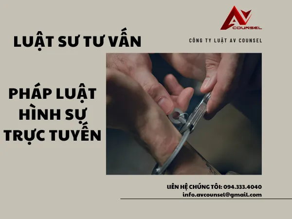 LUẬT SƯ TƯ VẤN PHÁP LUẬT HÌNH SỰ TRỰC TUYẾN QUA HOTLINE 094.333.4040