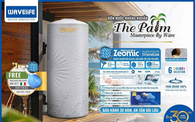 Bồn nước The Palm - Nhập khẩu Thái Lan Bồn nước The Palm - Nhập khẩu Thái Lan