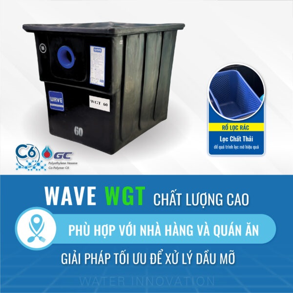 Bể tách mỡ dung tích lớn Bể tách mỡ dung tích lớn