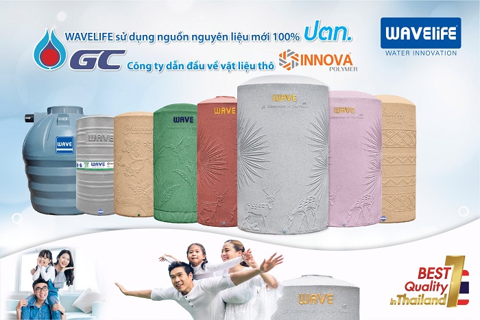 Bồn nhựa 1500 lít Wavelife Bồn nhựa 1500 lít Wavelife
