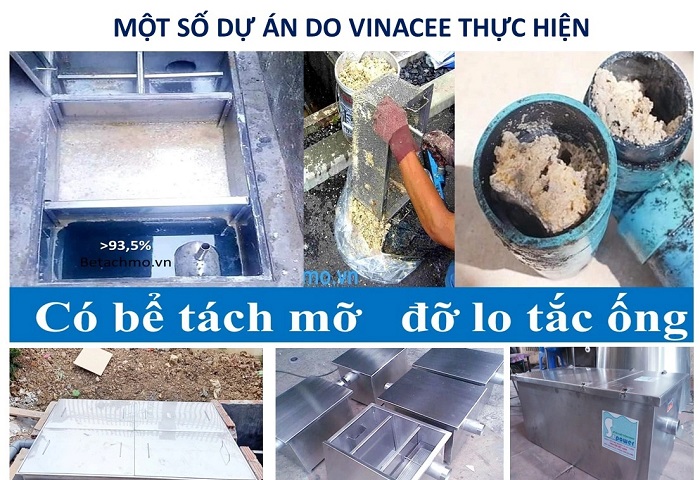Bể tách mỡ ngăn ngừa tắc ống nước Bể tách mỡ ngăn ngừa tắc ống nước