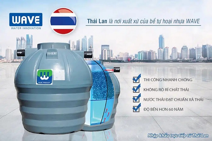 Bồn nhựa Wavelife WP số 1 Thái Lan Bồn nhựa Wavelife WP số 1 Thái Lan