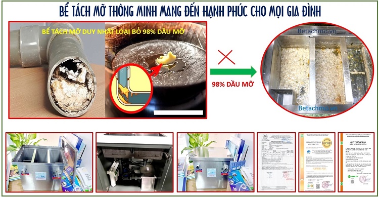 Tại sao cần sử dụng bể tách mỡ Tại sao cần sử dụng bể tách mỡ