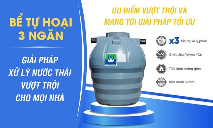 Bồn tự hoại Septic Thái Lan - Tập đoàn Wavelife Bồn tự hoại Septic Thái Lan - Tập đoàn Wavelife