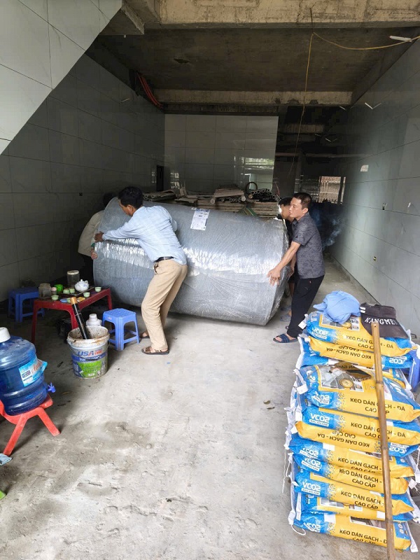 Giao hàng Bồn nước kháng khuẩn The palm 2000L Giao hàng Bồn nước kháng khuẩn The palm 2000L