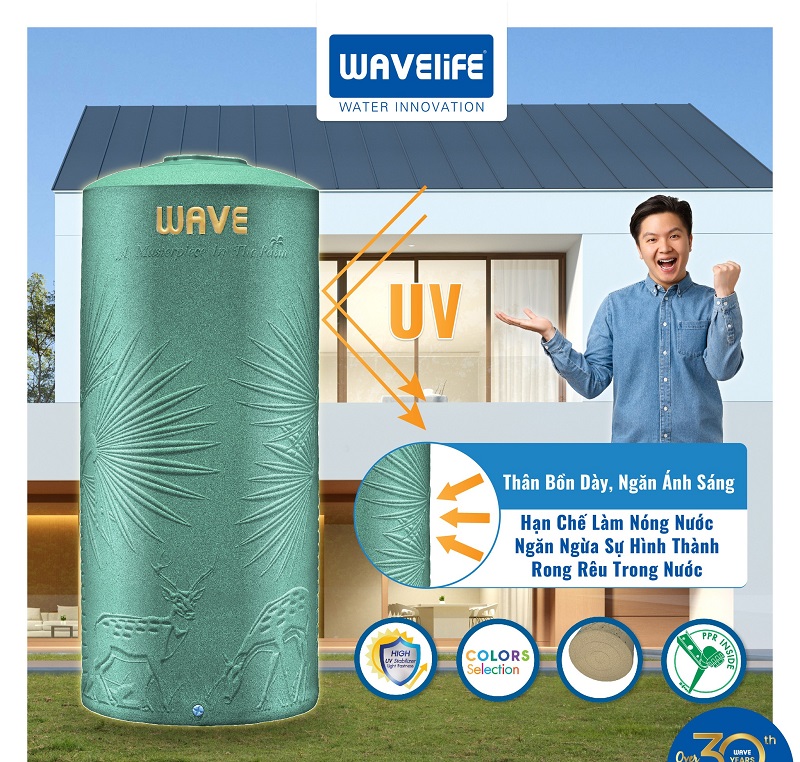 Bồn nước Palm Kháng khuẩn số 1 Việt Nam Bồn nước Palm Kháng khuẩn số 1 Việt Nam