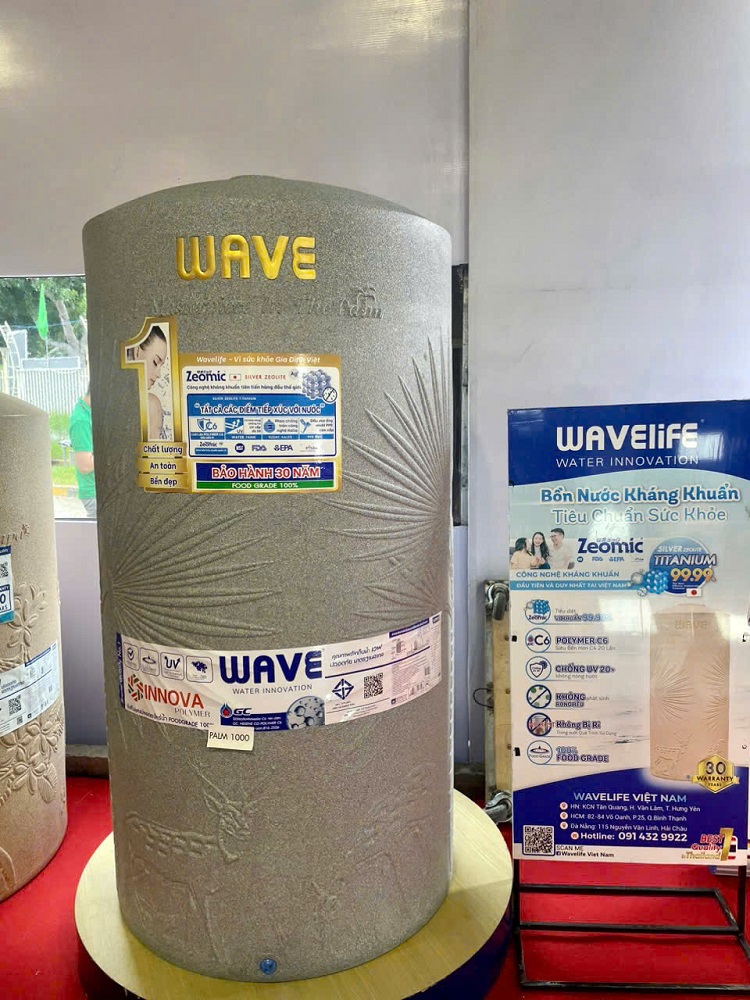 Bồn nhựa kháng khuẩn Thái Lan tại hội chợ Vietbuild Bồn nhựa kháng khuẩn Thái Lan tại hội chợ Vietbuild