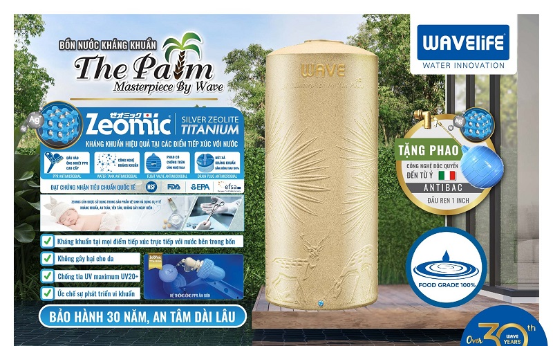 Ưu điểm Bồn nước kháng khuẩn Thái Lan Ưu điểm Bồn nước kháng khuẩn Thái Lan