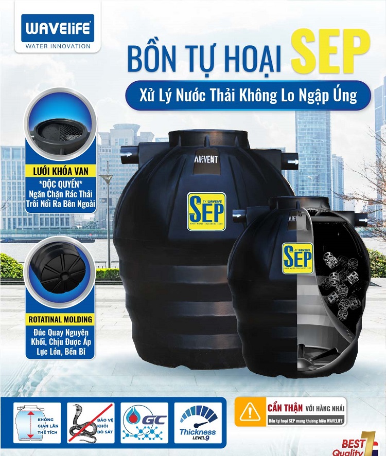 Ưu Điểm Nổi Bật Của Bồn Tự Hoại SEP Ưu Điểm Nổi Bật Của Bồn Tự Hoại SEP
