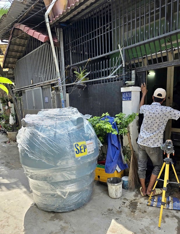 Giao hàng Bồn tự hoại Wavelife 1000L Giao hàng Bồn tự hoại Wavelife 1000L