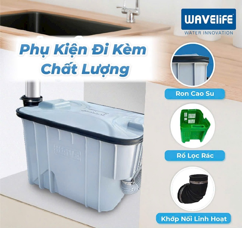 Phụ kiện đi kèm Bể tách mỡ Phụ kiện đi kèm Bể tách mỡ