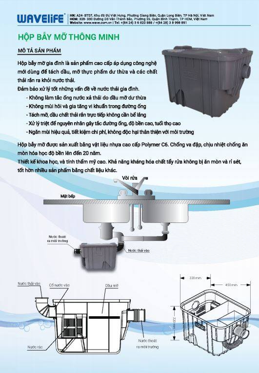 hướng dẫn cách vệ sinh bể tách mỡ Wave life hướng dẫn cách vệ sinh bể tách mỡ Wave life