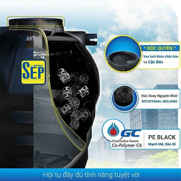 bể phốt composite (Bồn tự hoại nhựa) Thái Lan bể phốt composite (Bồn tự hoại nhựa) Thái Lan