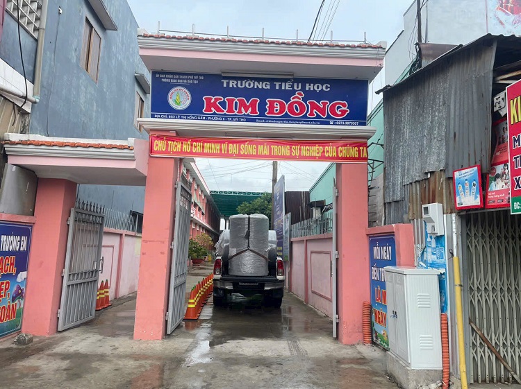 Bồn nước Champa 1000 Lít tại Tiểu Học Kim Đồng Bồn nước Champa 1000 Lít tại Tiểu Học Kim Đồng