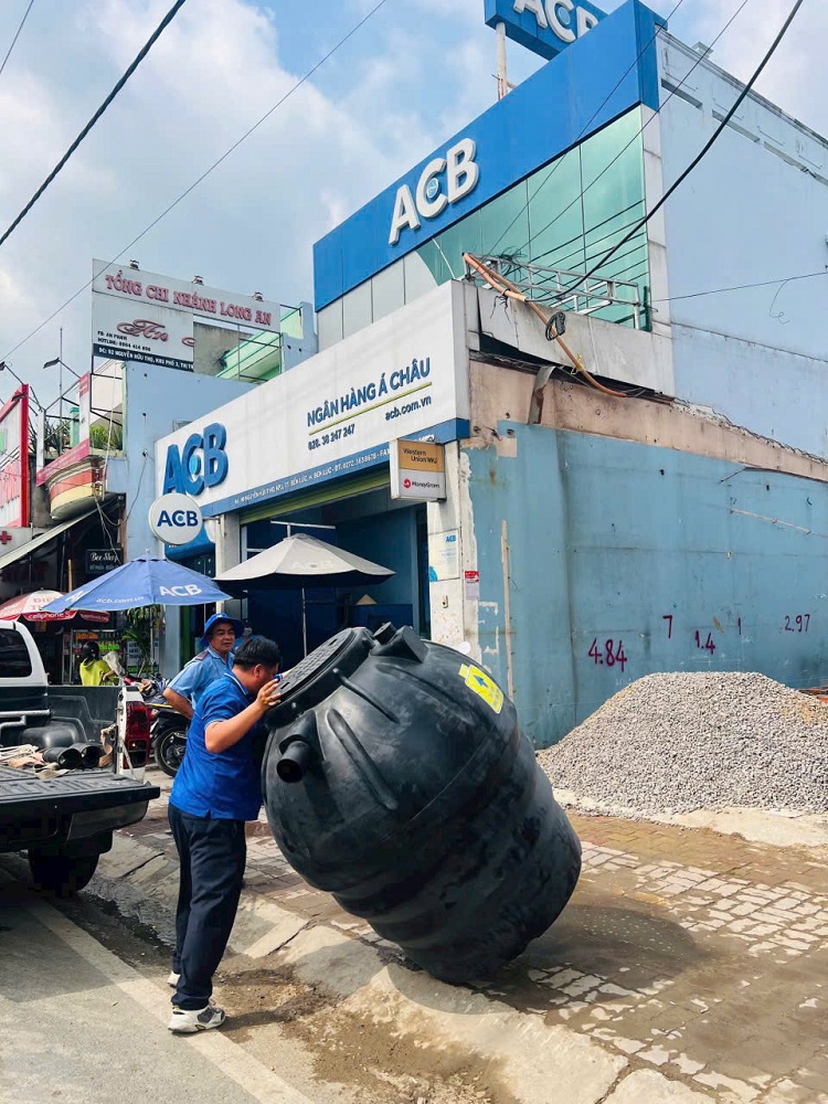 Giao hàng Bể tự hoại tại Long An Giao hàng Bể tự hoại tại Long An