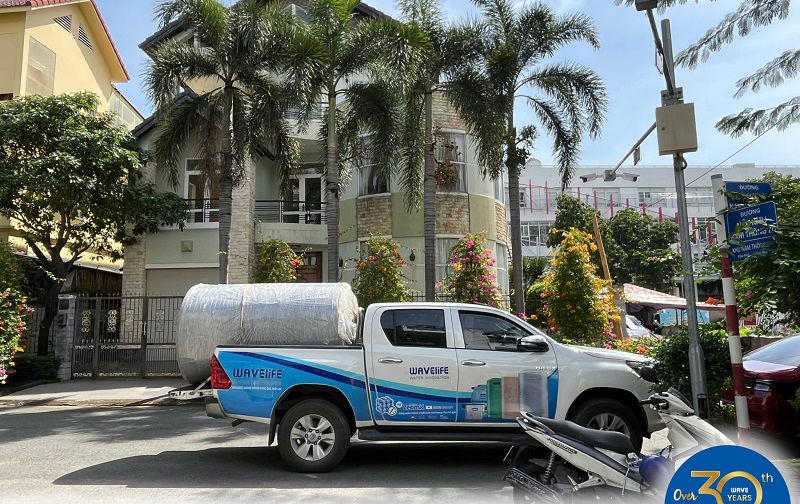 Giao hàng Bồn nước Palm 2000L Quận 7 Giao hàng Bồn nước Palm 2000L Quận 7