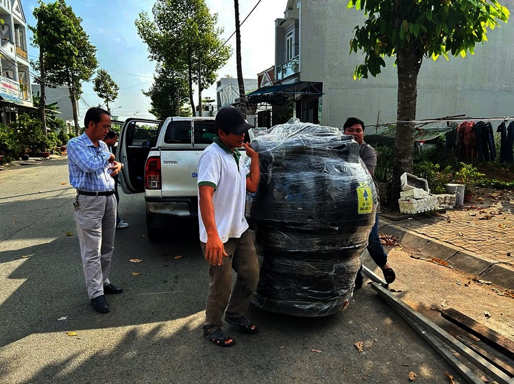 Giao hàng Bồn tự hoại SEP Thái Lan tại TP Hồ Chí Minh Giao hàng Bồn tự hoại SEP Thái Lan tại TP Hồ Chí Minh