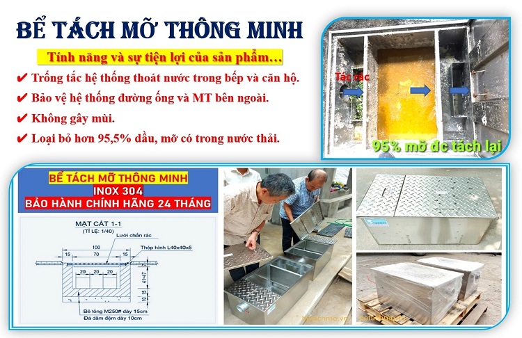 Tổng quan về bể tách mỡ