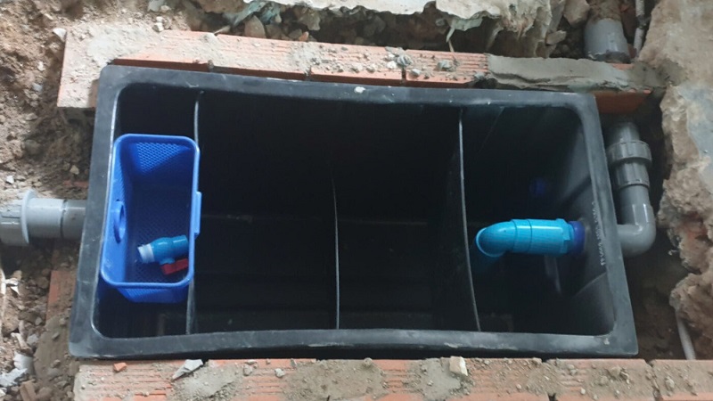 Thực tế Bể tách dầu mỡ cho Nhà hàng Thực tế Bể tách dầu mỡ cho Nhà hàng