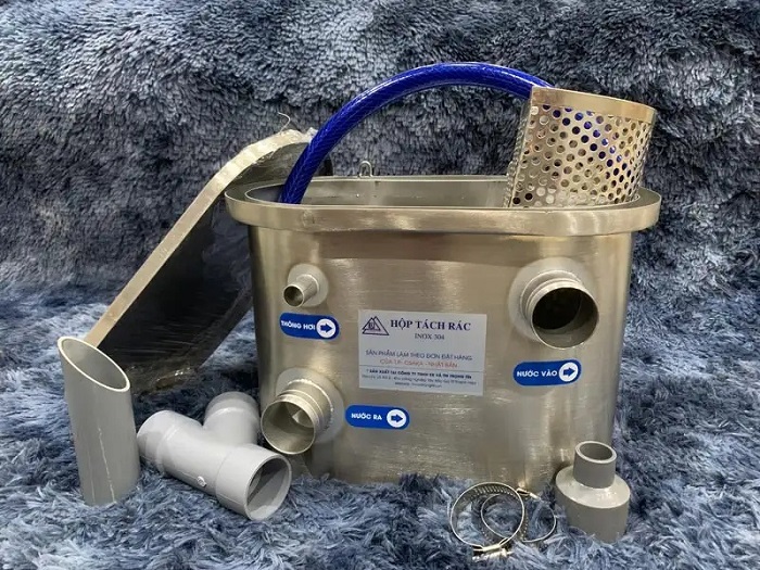 Bẫy mỡ Gia đình 20L bằng inox Bẫy mỡ Gia đình 20L bằng inox
