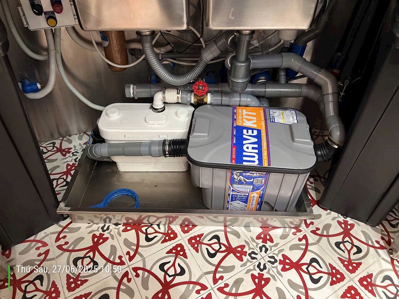 Lắp đặt hoàn thiện Bể tách mỡ Gia Đình Lắp đặt hoàn thiện Bể tách mỡ Gia Đình