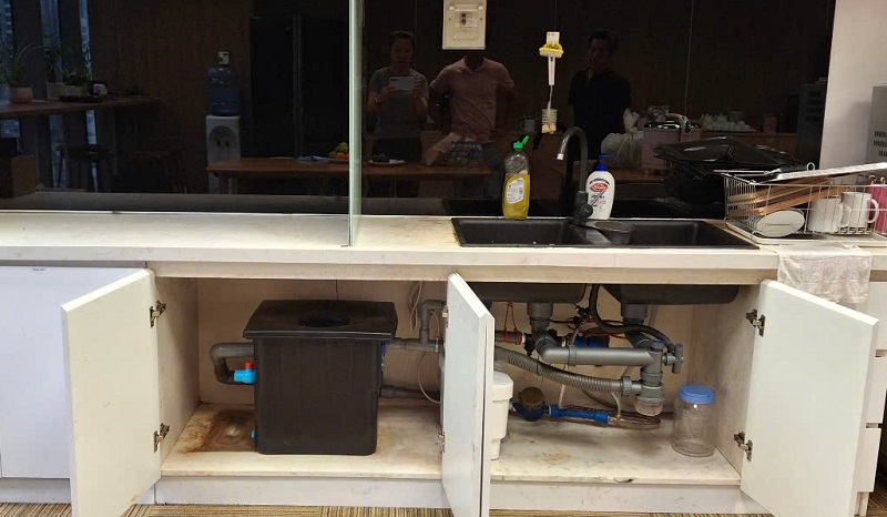 Thực tế Bể tách dầu mỡ cho Nhà hàng Thực tế Bể tách dầu mỡ cho Nhà hàng