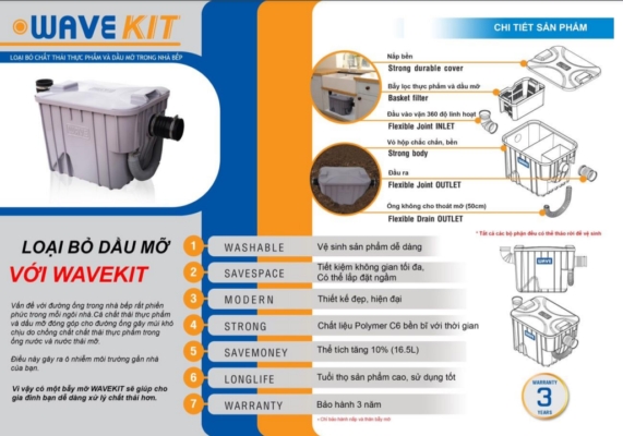 Ưu điểm Thùng tách Dầu mỡ Ưu điểm Thùng tách Dầu mỡ