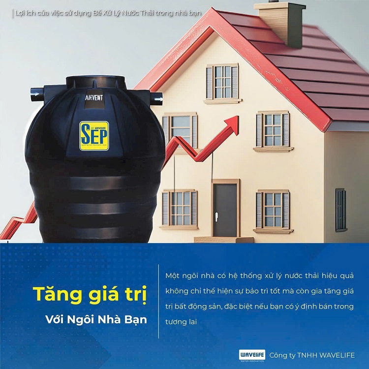 Lợi ích bể phốt nhựa SEP - màu đen Lợi ích bể phốt nhựa SEP - màu đen