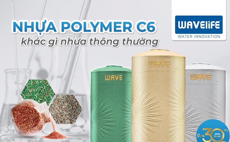 Bồn nhựa kháng khuẩn Polymer C6 Bồn nhựa kháng khuẩn Polymer C6
