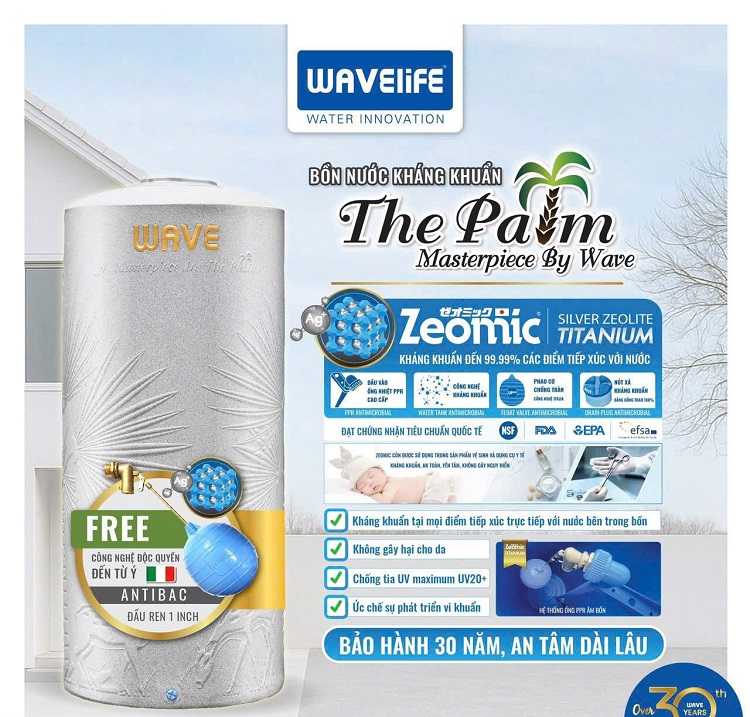 Ưu điểm Bồn nước Palm 2000L -Wavelife Ưu điểm Bồn nước Palm 2000L -Wavelife