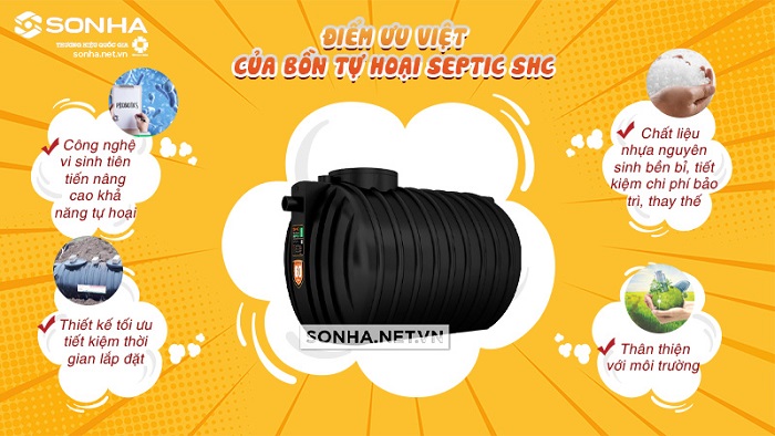 Bồn tự hoại Sơn Hà - thương hiệu Quốc Giá Bồn tự hoại Sơn Hà - thương hiệu Quốc Giá