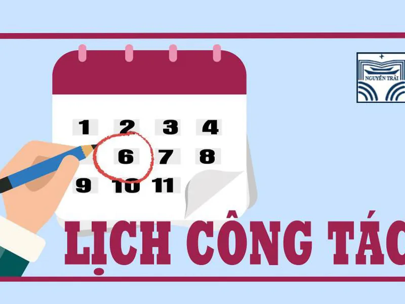 Lịch công tác tuần