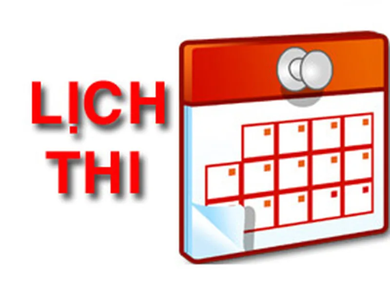 Lịch thi lần 2 HKI Năm học 2022 - 2023