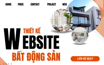 Thiết kế WEBSITE bất động sản - CẦU NỐI đến khách hàng tiềm năng