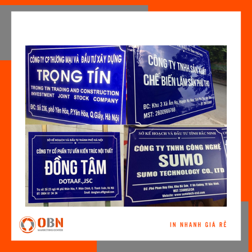 Bảng hiệu mica
