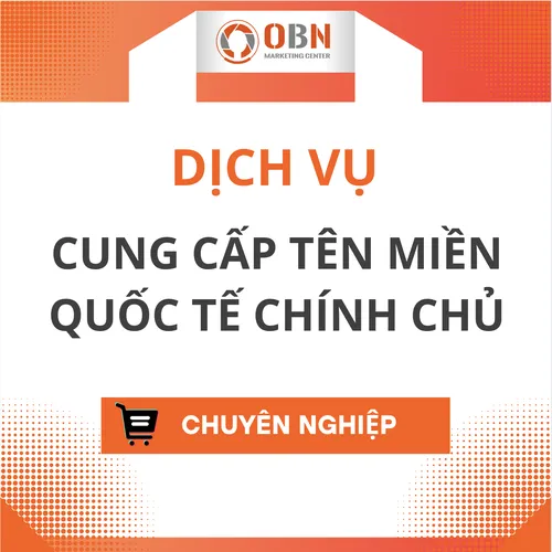 dịch vụ TÊN MIỀN QUỐC TẾ CHÍNH CHỦ