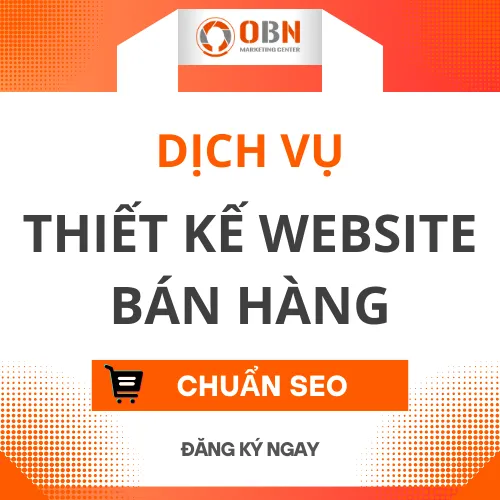 Dịch vụ thiết kế website bán hàng chuẩn SEO