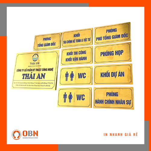 Bảng tên công ty