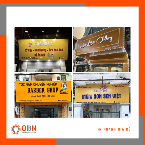 Thi công bảng hiệu alu