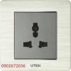 Mặt 1 ổ cắm 3 chấu V6.0 Uten