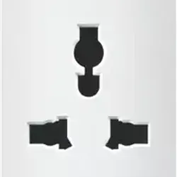 Ổ cắm 3 chấu đa năng cỡ M V3 Uten