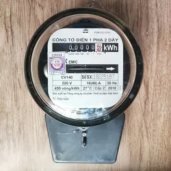 Đồng hồ điện 1 pha CV140 Emic